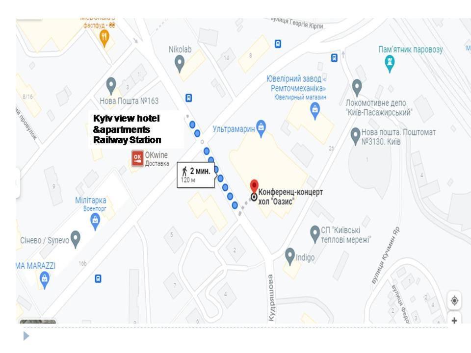 Smart App Near Railway Station Kvartet 3C Kiev Luaran gambar